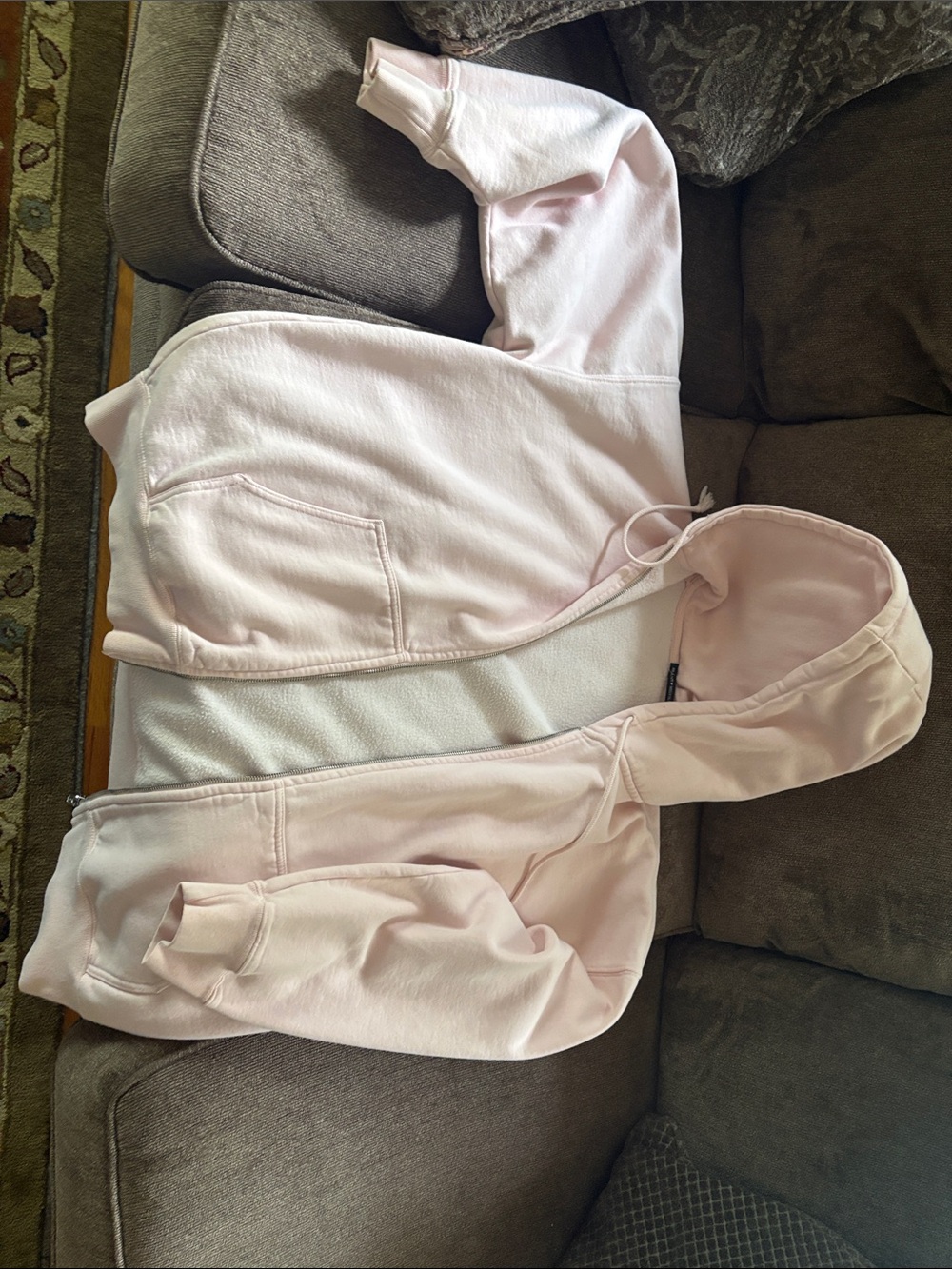 Brandy Melville Pale Pink Hoodie